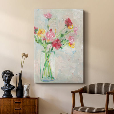 Painterly Soft Bouquet I - Gallery Cavas