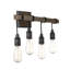 Eleesia 4-Light Dimmable Bronze/Brown Vanity Light-666510344-666510347