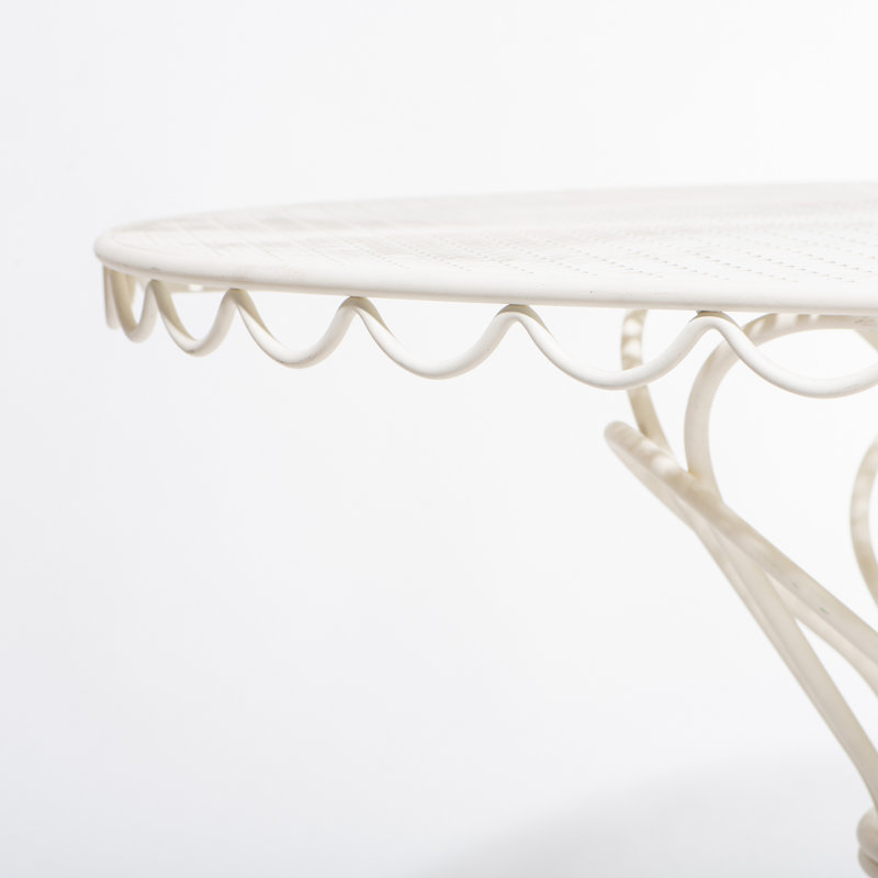 Outdoor Dining Table, White