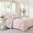  Nayoroom Tufted Heart Dot Duvet Cover Boho Ultra Soft Jacquard Embroidery Shabby Elegance Washed Microfiber Bedding Set-1187064144-1187064151