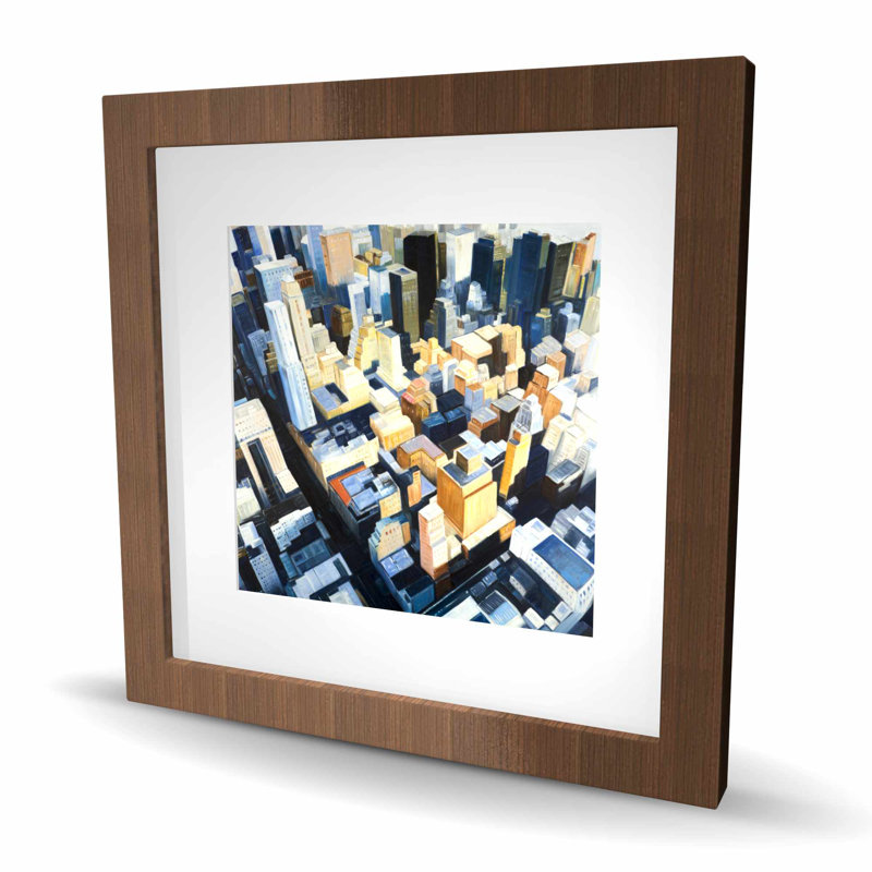 Manhattan View - Empire State Building Framed Print Decor