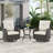 Shida 2 - Person Patio Conversation Set with Cushions-1198869707