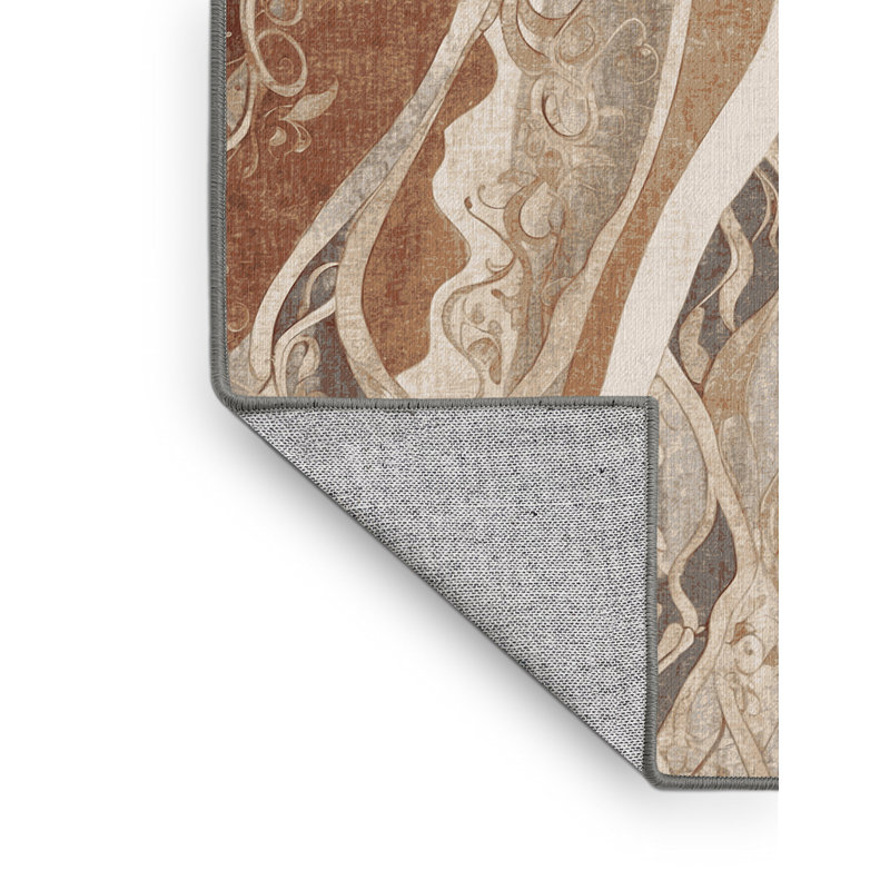 Shadowed Tides Rug, Rectangle 6' x 9'