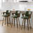 26" Upholstered Swivel Counter & Bar Stool with Armrest-332863166-302295351