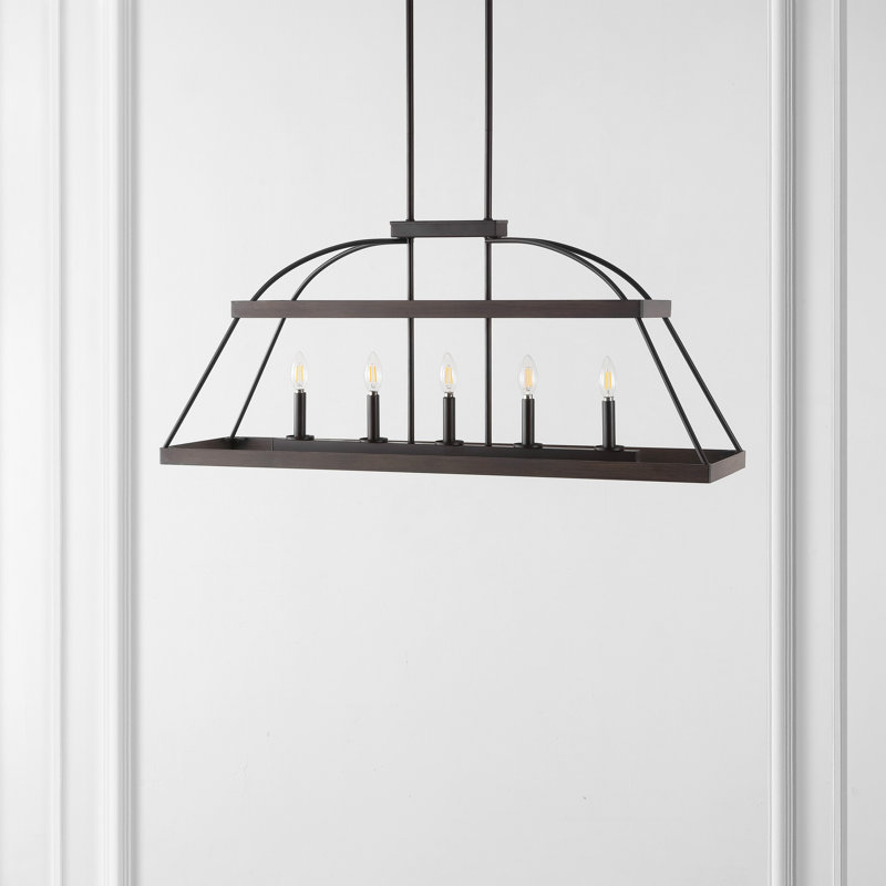 5 - Light Dimmable Modern Linear Chandelier