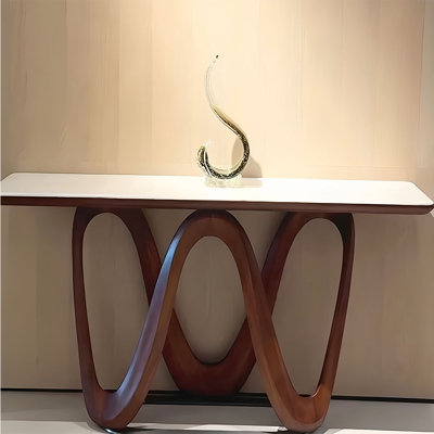 New Chinese-style wooden entrance table