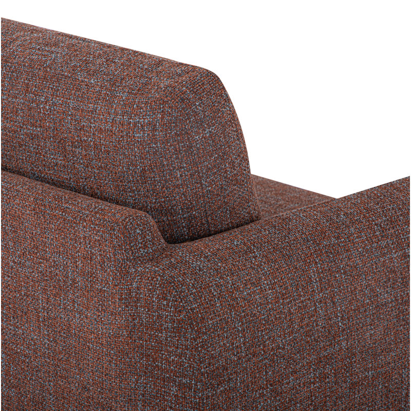 Chenille tissée caramel