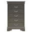 Commode noire élégante en métal transitionnel-1739252101