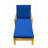 Acacia Wood Adjustable Backrest Outdoor Lounge Chair-235996736