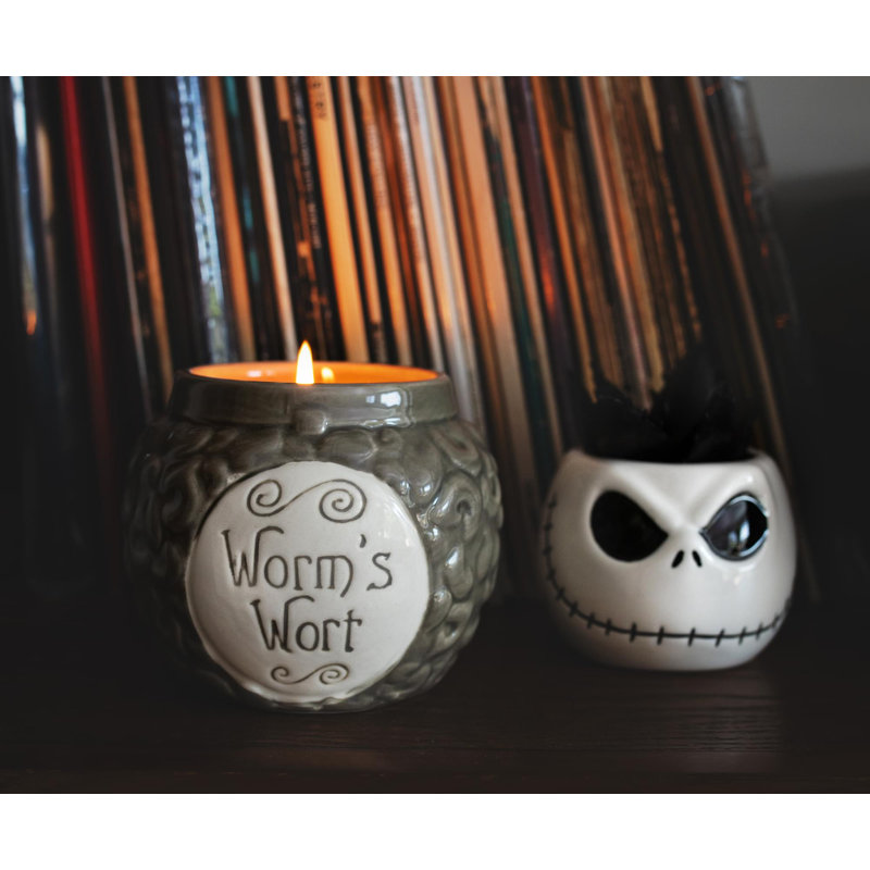 Ceramic Jar Candle with Holder
