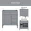 Base de meuble-lavabo simple 29,3 po seulement-96216376