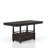 Deep Coffee Counter Height Dining Table