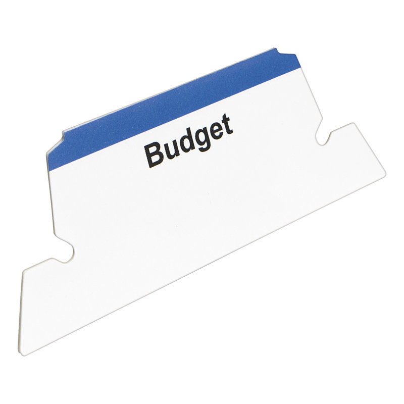 White Tear-Resistant Hanging File Tabs 90-Pack