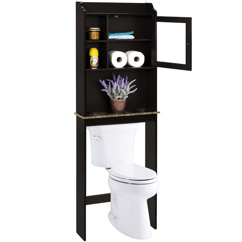 Armoire au-dessus de la toilette pour salle de bain - Améliore le rangement et l'apparence