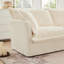 Canapé modulaire 2 places avec repose-pieds convertible, siège large et profond en forme de L avec housse détachable et coussins moelleux multiples, tissu en velours côtelé-1686756805-1696399172