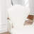 Mid-Century Modern Bar Stool, 360-Swivel Seat With PU Upholstery And Metal Foot Ring-351365301-351365298
