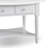 Coastal Solid Wood Oval Coffee Table-1617759630