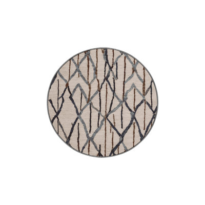 Machine Washable Gray Area Rug