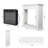 Auriol Unfinished Corner TV Stand