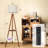 Jodanna 63" Dimmable Tripod Floor Lamp with Remote, Included LED Bulb-987332269