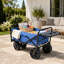 Chariot pliable durable avec tissu en PVC 600D et roues rotatives à 360 degrés pour une utilisation polyvalente à l'extérieur