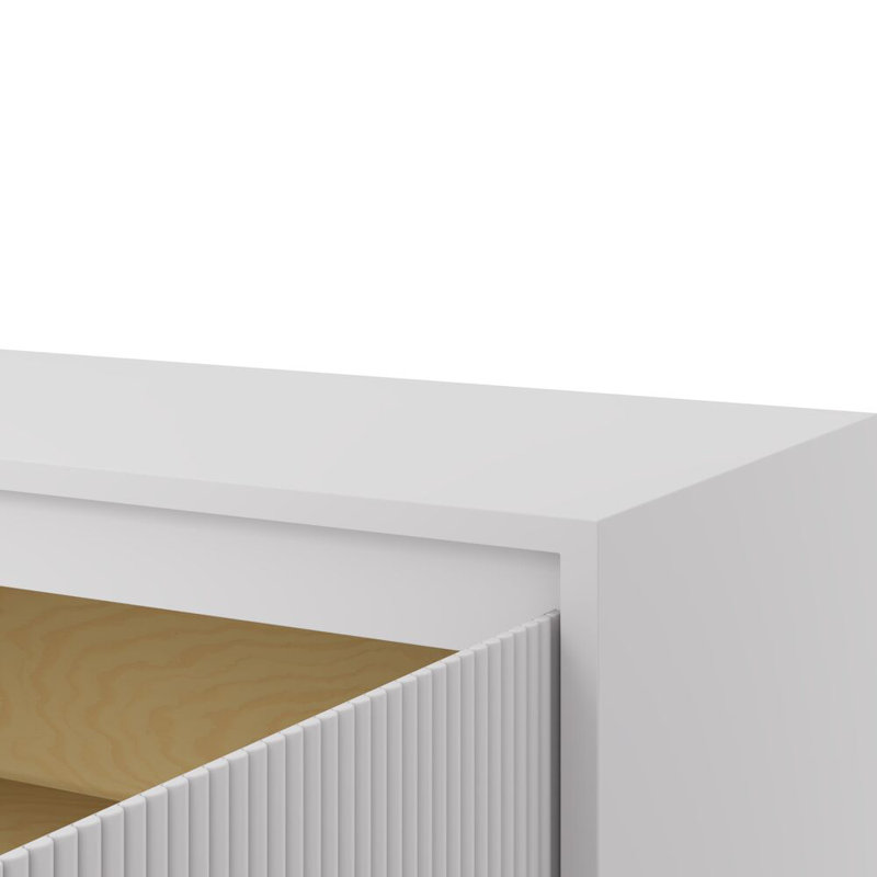 Ember Console Table, Strong White, 60"