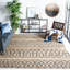 Tapis en jute / coton Heer tissé à la main Heer-1215039492