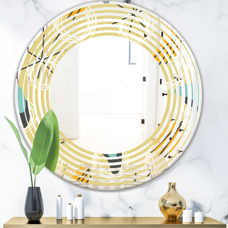 Miroir mural Leaves, H 31,5 po x l po