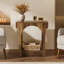 2 Tier Wood End Side Table Set With Innovative Arched Design-1077141340