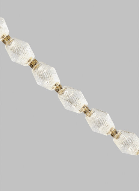 Collier 1 - Light LED Chandelier, 2700K, 93.1" H x 2" W x 2" D, 120 V