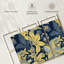 Fleur bleue et jaune sur 3 pièces par Blush And Blooms