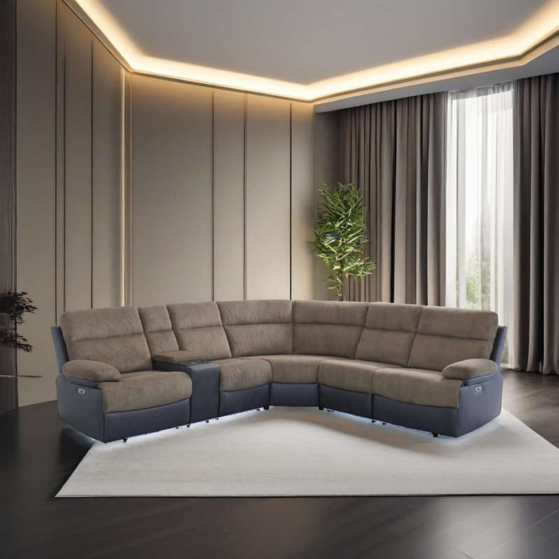Ensemble de causeuses et de fauteuils inclinables électriques Tanner 2