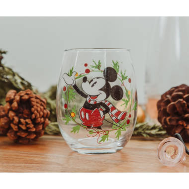 Disney Stitch Aloha Paradise 20oz Stemless Glass