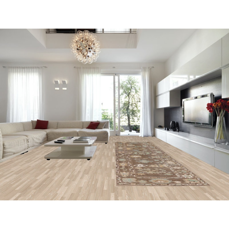 Tapis de couloir All-Over Brown Oushak