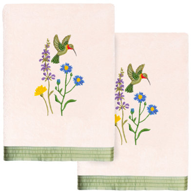 100% Turkish Cotton HADA Embellished Hand Towel