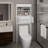 Madrid Over The Toilet Cabinet, Double Door, Two Shelves, White