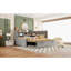 Lit de jour gris simple rembourré avec lit gigogne, tablettes de rangement ouvertes, hublots et compartiment rabattable 2 en 1 pour les petits espaces-628862582