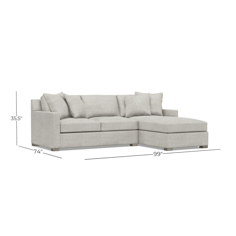 Kelsey Fabric 2 Pc Sectional, 1697-010