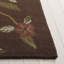 Emrick Hand Hooked Wool/Cotton/Latex Floral Rug in Brown-21599673
