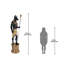 Egyptian Grand Ruler Anubis Statue with Pedestal