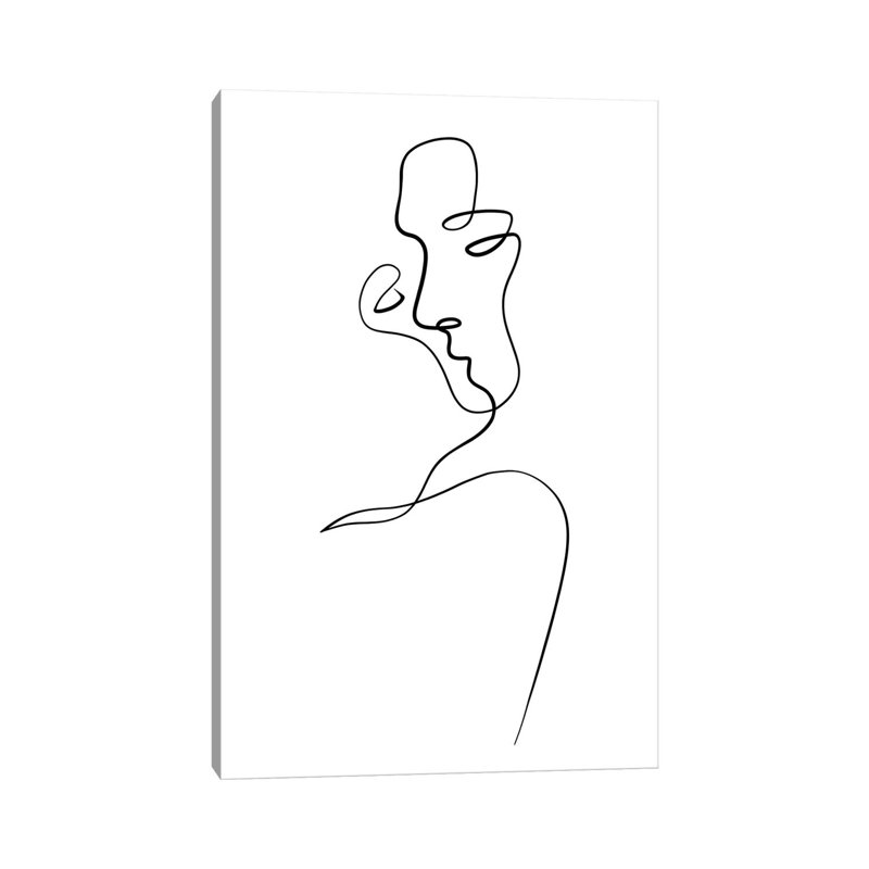 Aligned At The Lips by Dane Khy - Wrapped Canvas Print, 152.5 cm H x 101.5 cm W