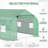 Outsunny 11.5' X 10' X 7' Walk-In Greenhouse, Tunnel Green House With Zippered Mesh Door And 6 Mesh Windows, Gardening Plant Hot House With Galvanized Steel Frame-128848299-128848301