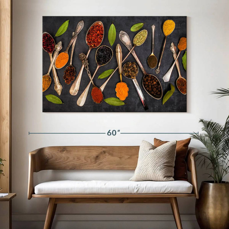 Yarlin Essential Spices, 34" H x 51" W