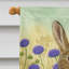Polyester à 2 côtés 40 x 28 po lapin et baby drapeau maison