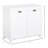 HOMCOM Tilt-Out Laundry Sorter Bathroom Cabinet