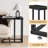 Camillie C Shaped End Table TV Tray Set-2437292