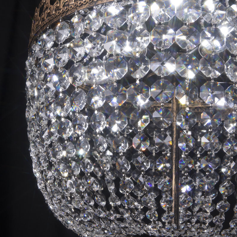 Denica 9 - Light Dimmable Crystal Empire Chandelier