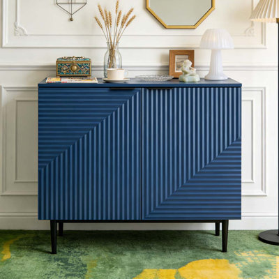 Armoire d'appoint moderne et minimaliste avec tablettes réglables