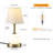 12.59" LED Table Lamp With Bulb Included