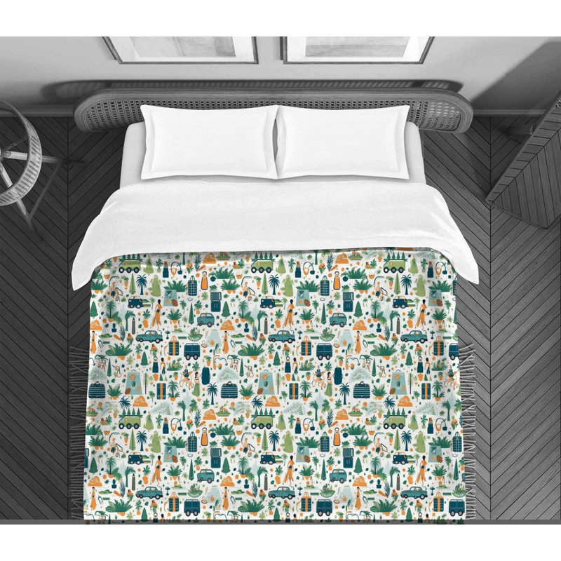 Machine Printed Comforter, King Comforter